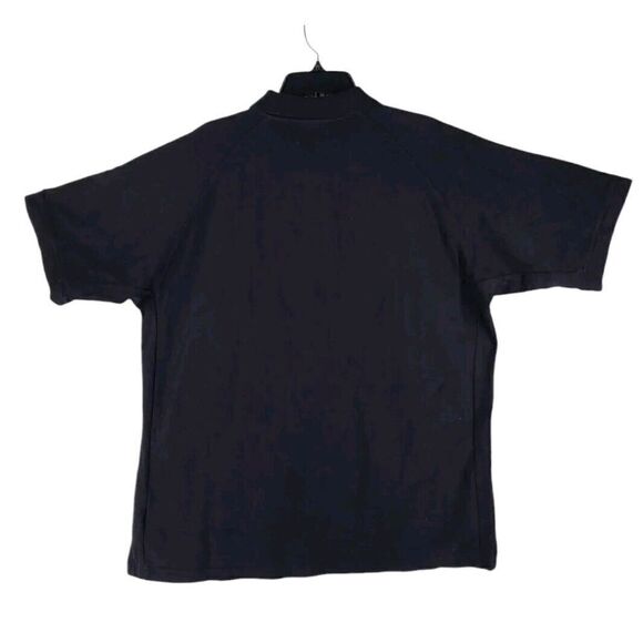 Vertx Polo Shirt Mens XL Black Pique Cotton SS Sleeve Pocket - Picture 10 of 10
